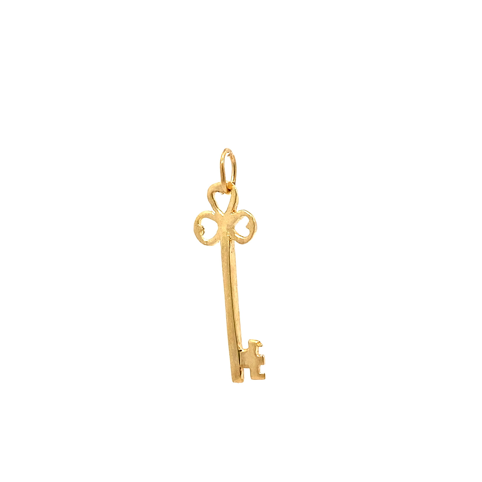 14K Yellow Gold Small Key Charm