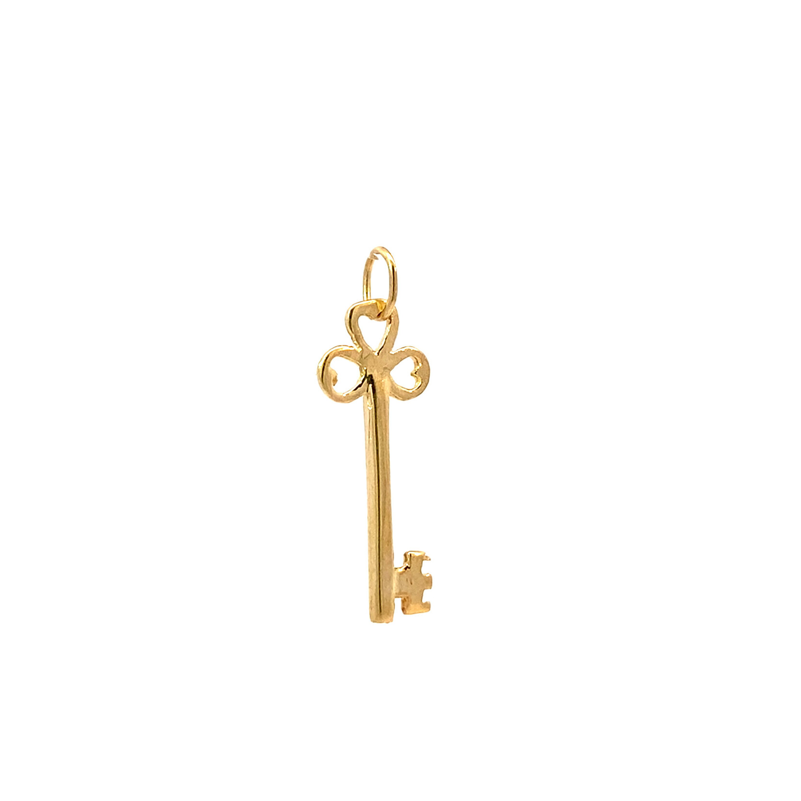 14K Yellow Gold Small Key Charm