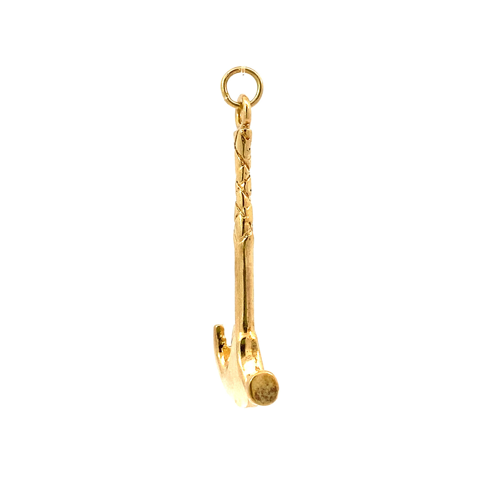 14K Yellow Gold Hammer Charm