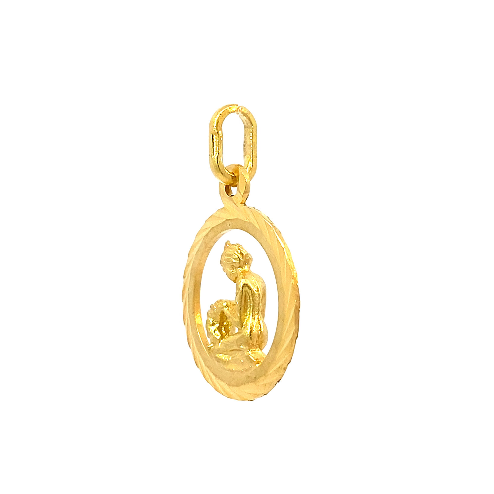 14K Yellow Gold Virgo Charm