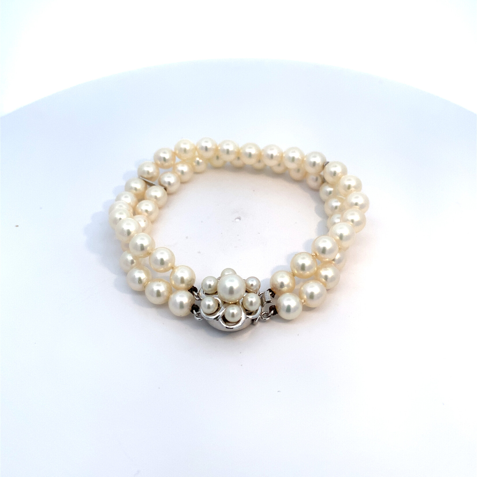 Sterling Silver 16" Fresh Water Pearl Necklace and 7" Fresh Water Pearl Bracelet