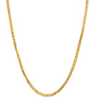 14K Yellow Gold 16" Wheat Chain