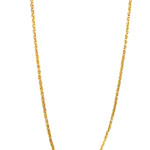 14K Yellow Gold 20" 2mm Byzantine Chain