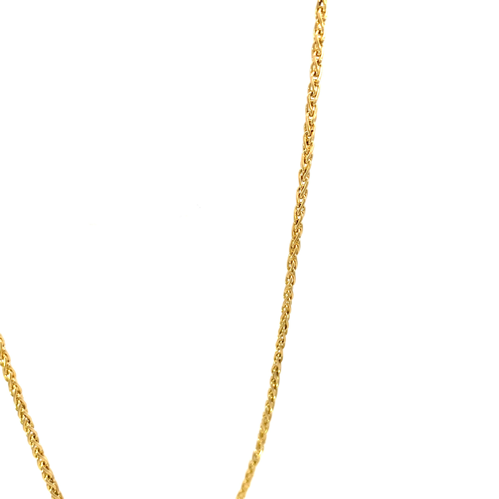 14K Yellow Gold 20" 2mm Byzantine Chain