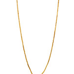 14K Yellow Gold 20" Wheat Chain
