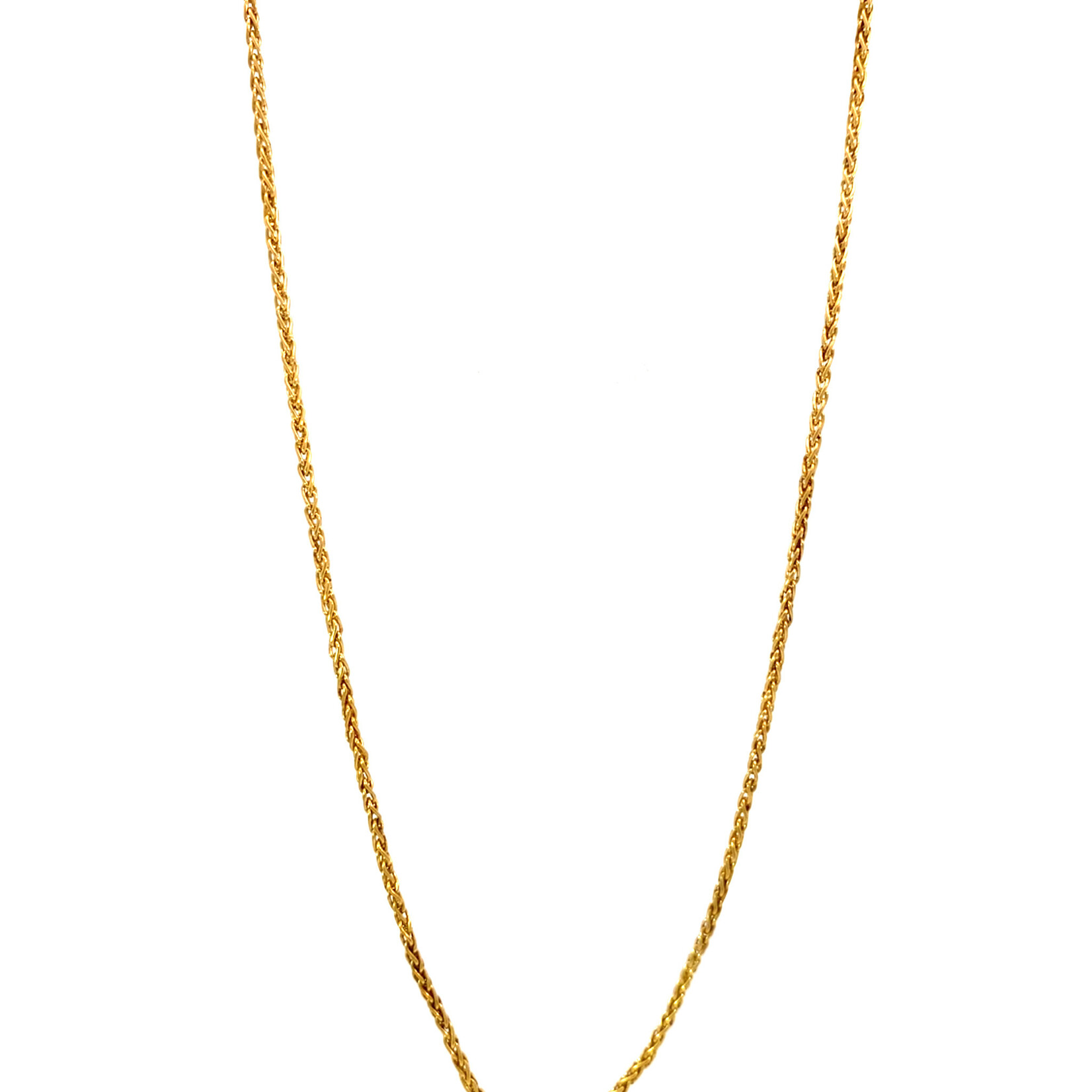 14K Yellow Gold 20" Wheat Chain