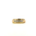 14K Yellow Gold Mens Diamond Wedding Band sz9.75 D+/-.25ct