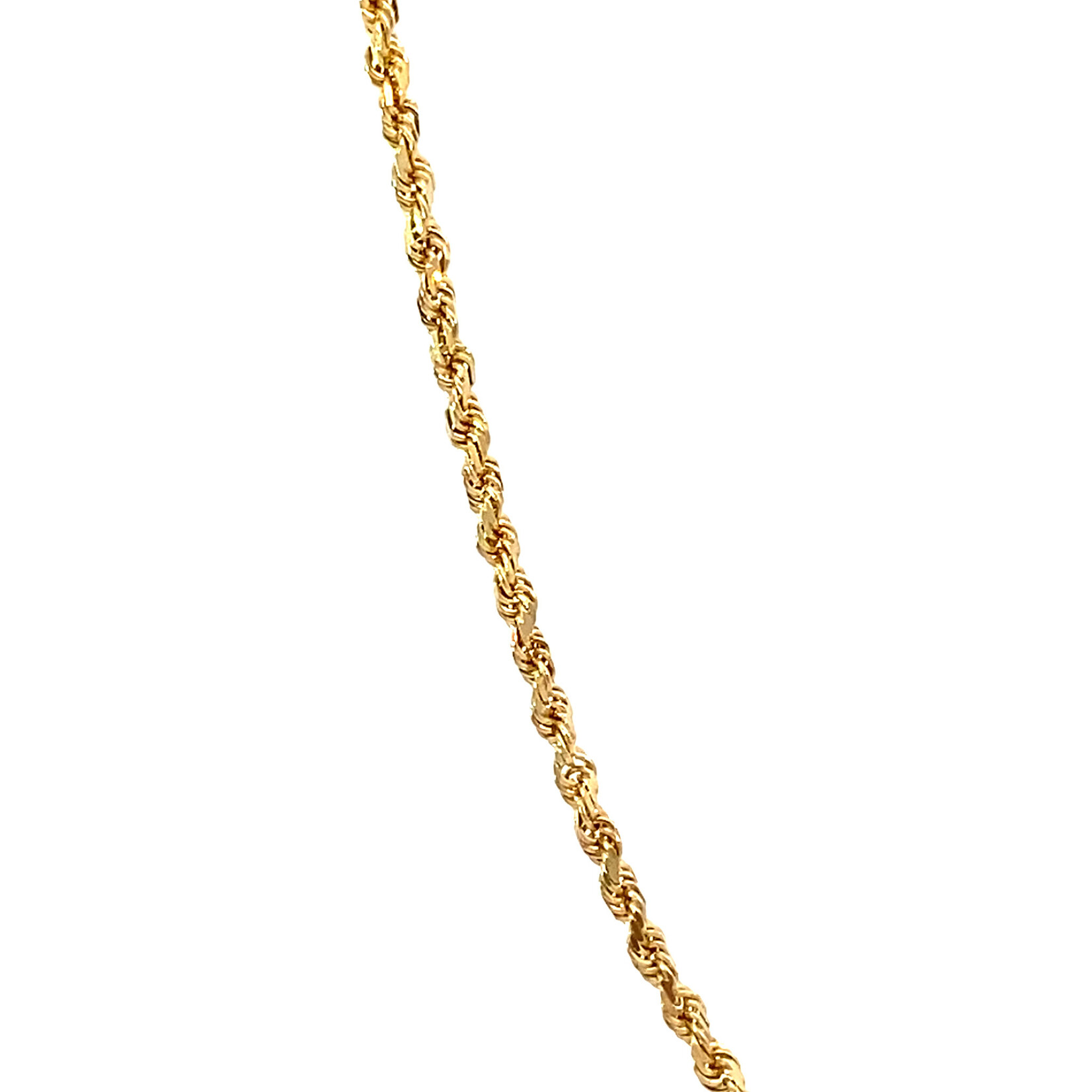 14K Yellow Gold 18" 1.5mm Rope Chain
