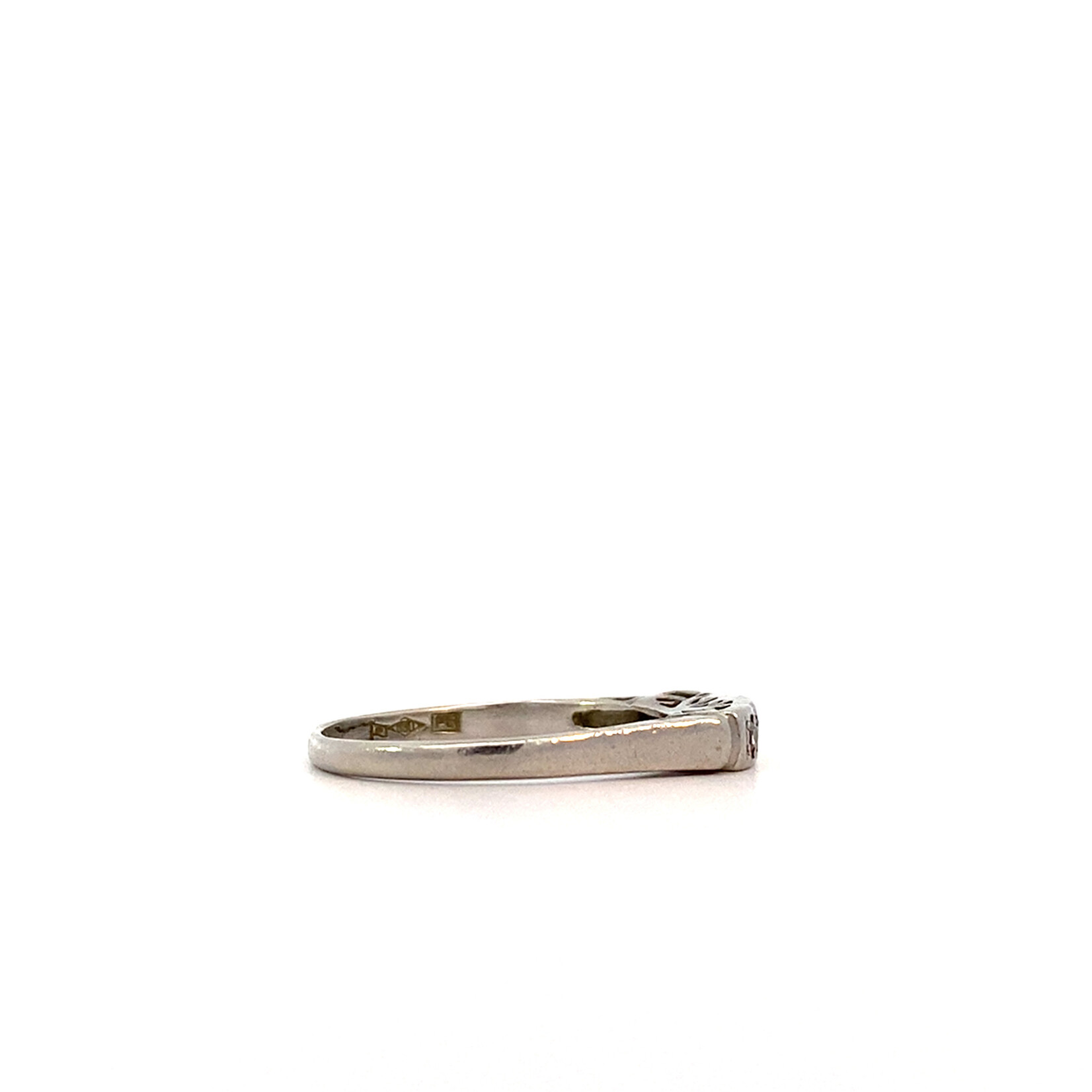 Platinum Diamond Ring size 8 .10ct