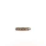 Platinum Diamond Ring sz8 .10ct