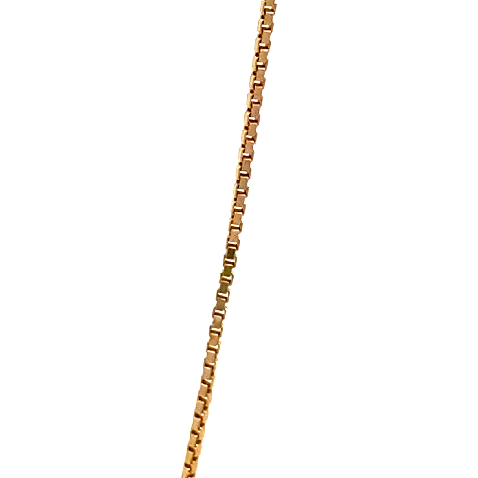 14K Yellow Gold 20" .65mm Box Chain