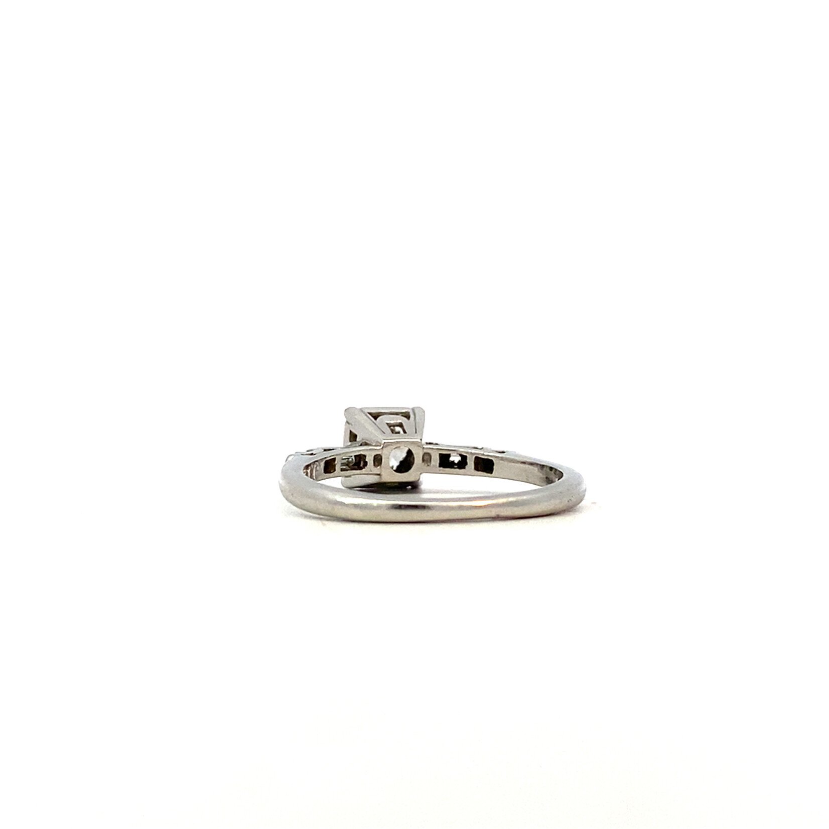 Platinum Diamond Ring sz5 D+/-.50ctw G/SI1