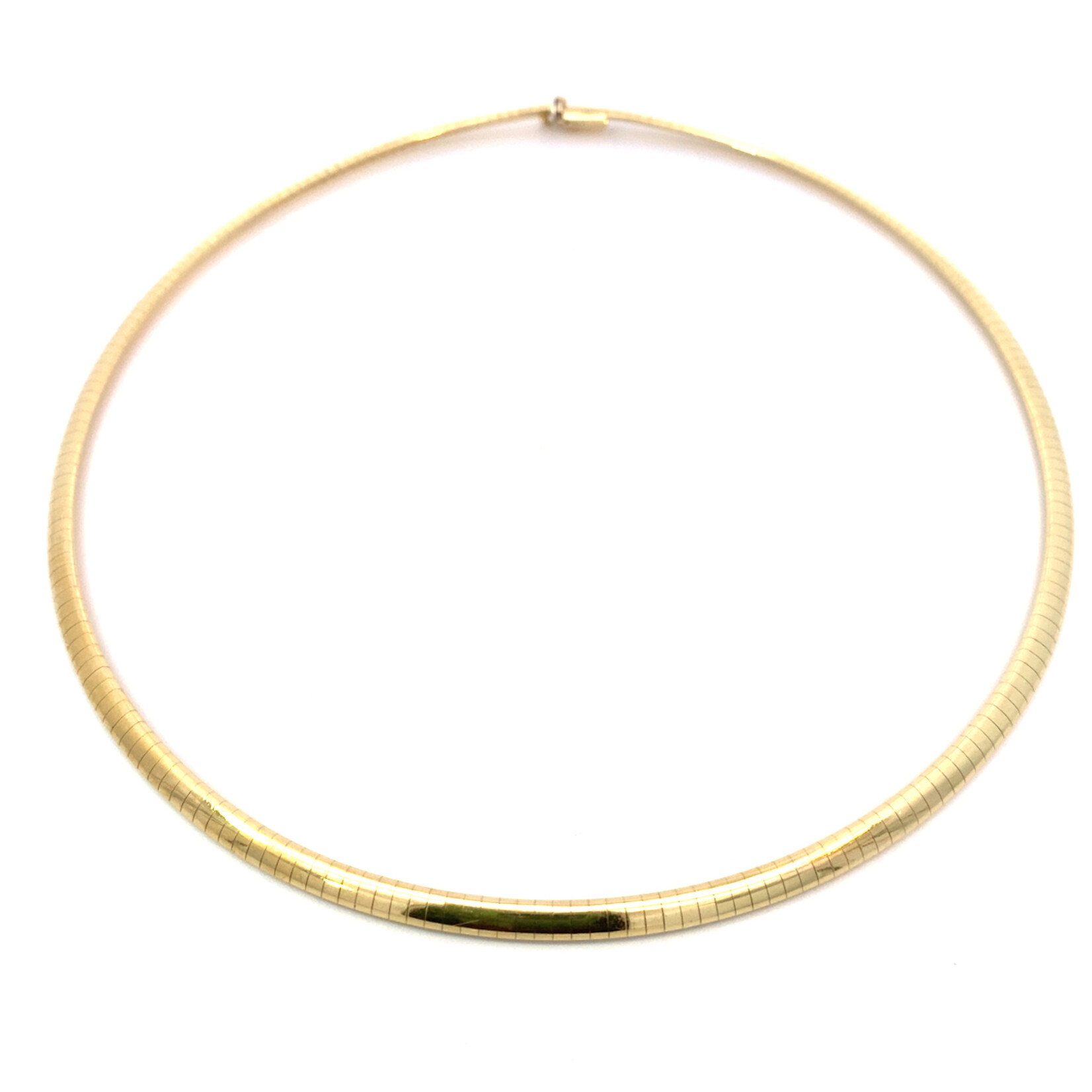 14K Yellow Gold 16" Omega Necklace