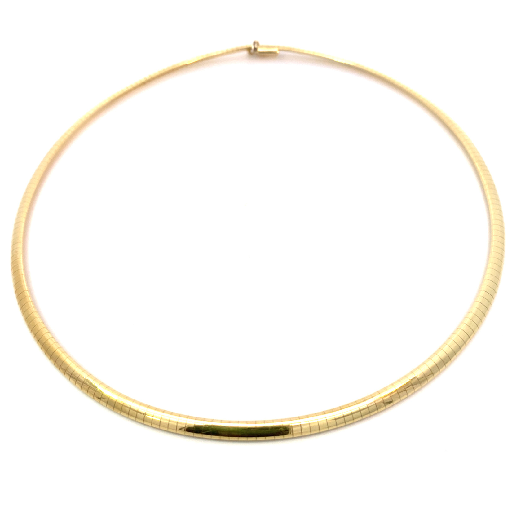 14K Yellow Gold 16" Omega Necklace