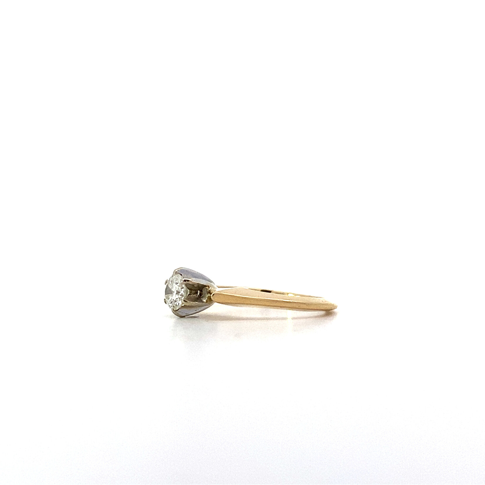 14K Yellow Gold Diamond Ring