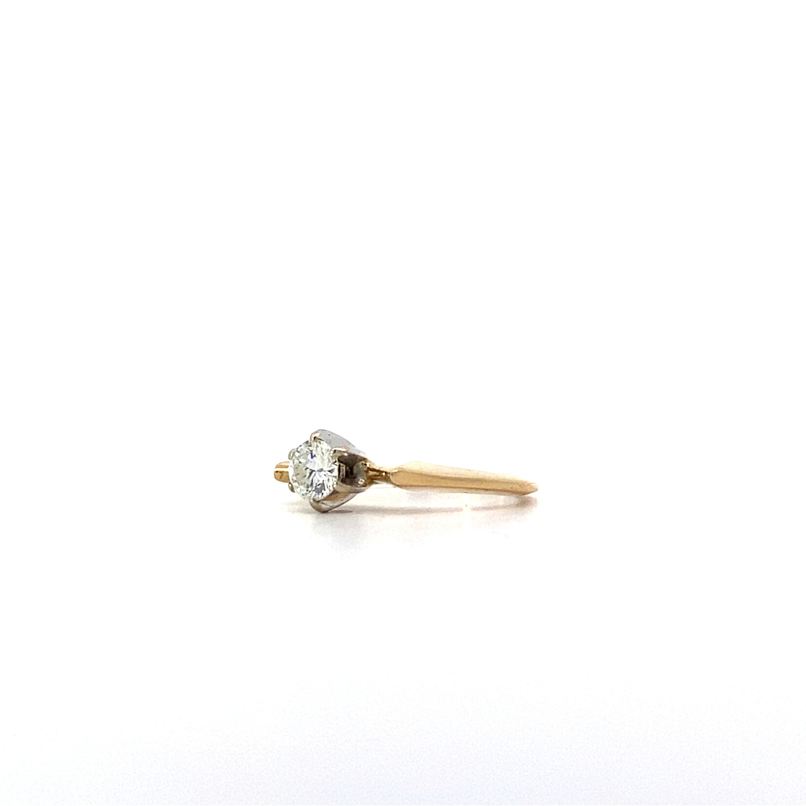 14K Yellow Gold Diamond Ring