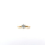 14K Yellow Gold Diamond Ring