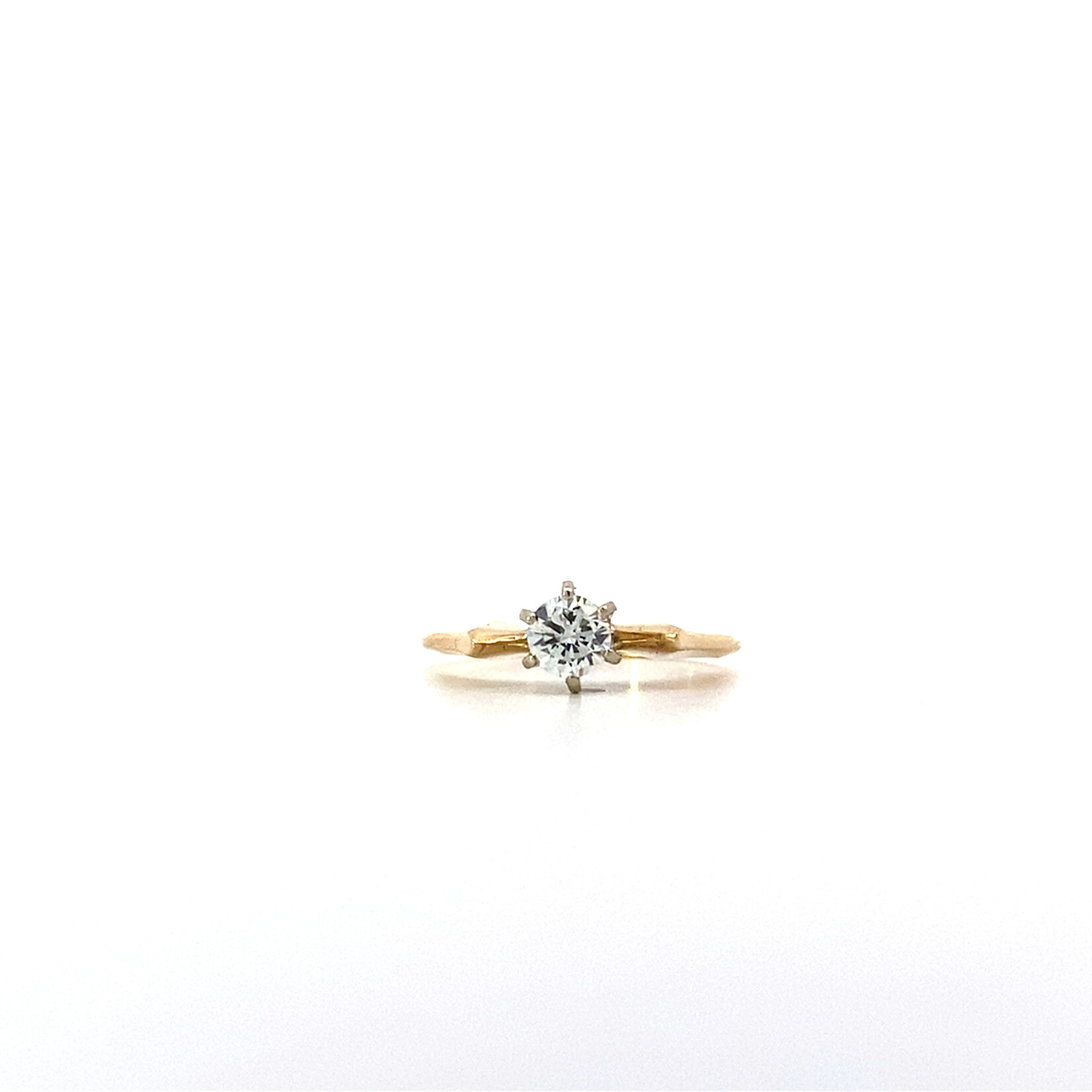 14K Yellow Gold Diamond Ring