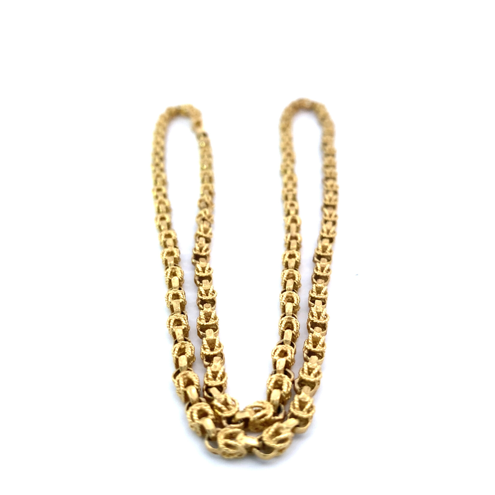 14K Yellow Gold 18" Fancy Link Chain