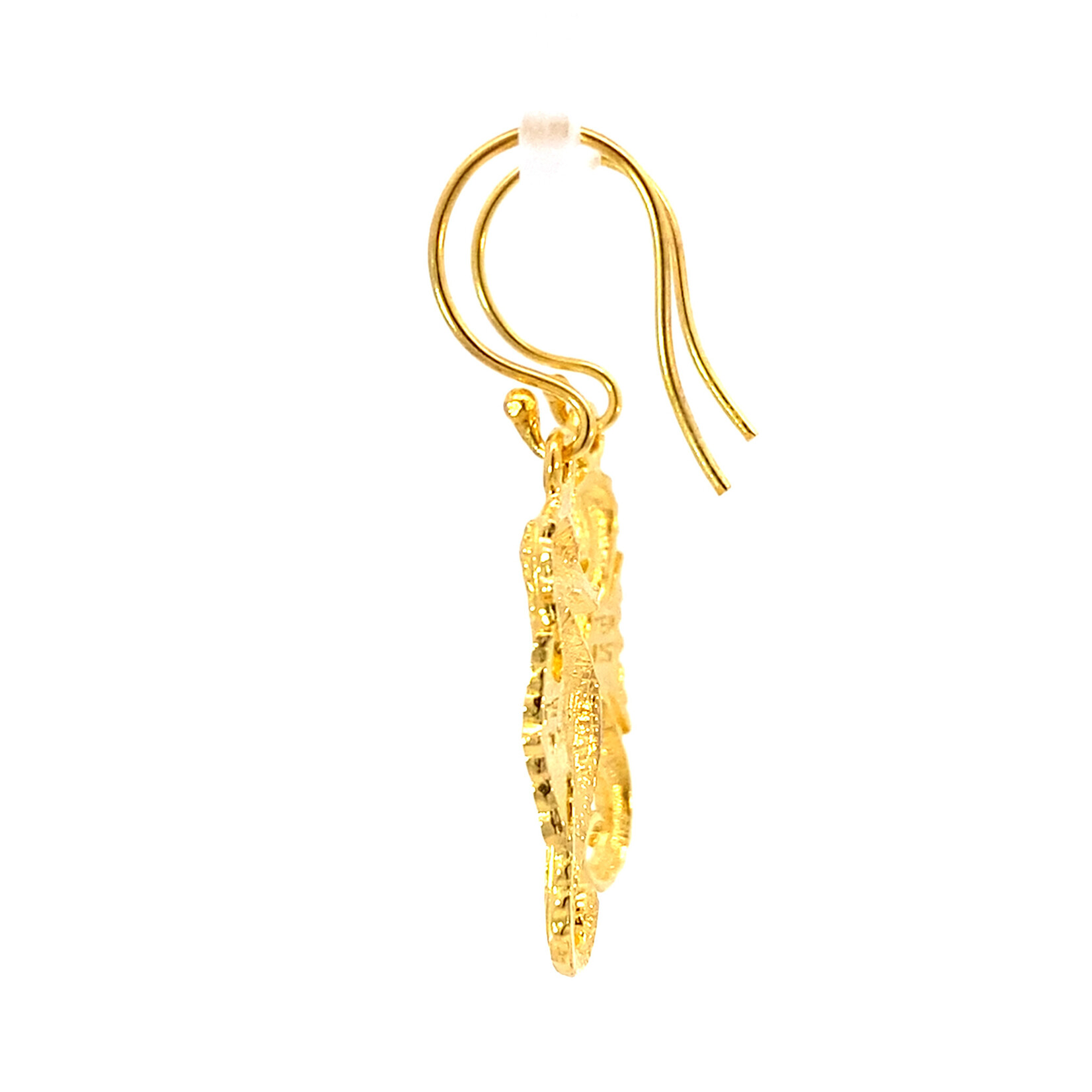 18K Vermeil Mini Tribal Seahorse Dangles