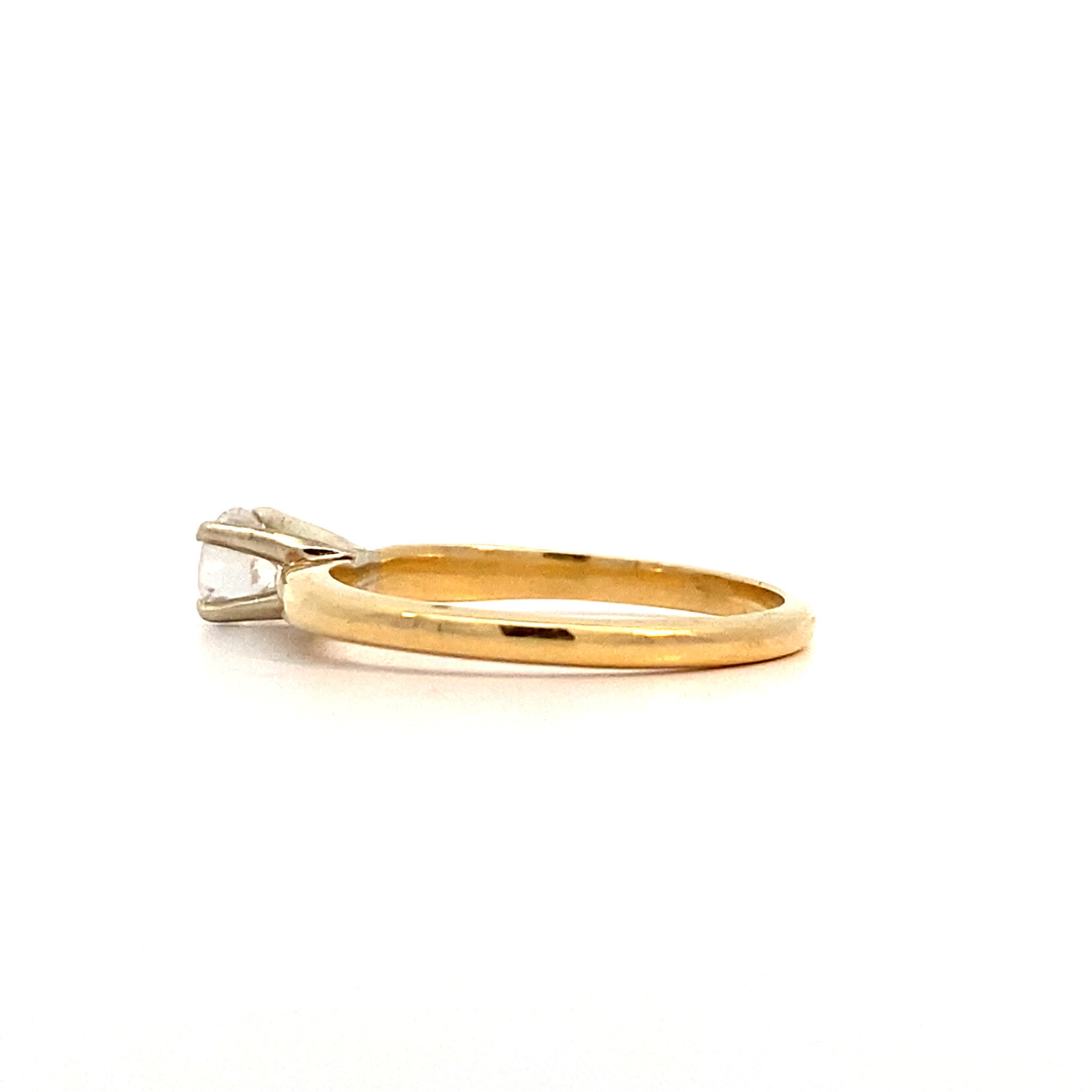 18K Yellow Gold Diamond ring size 5 +/-.33ct