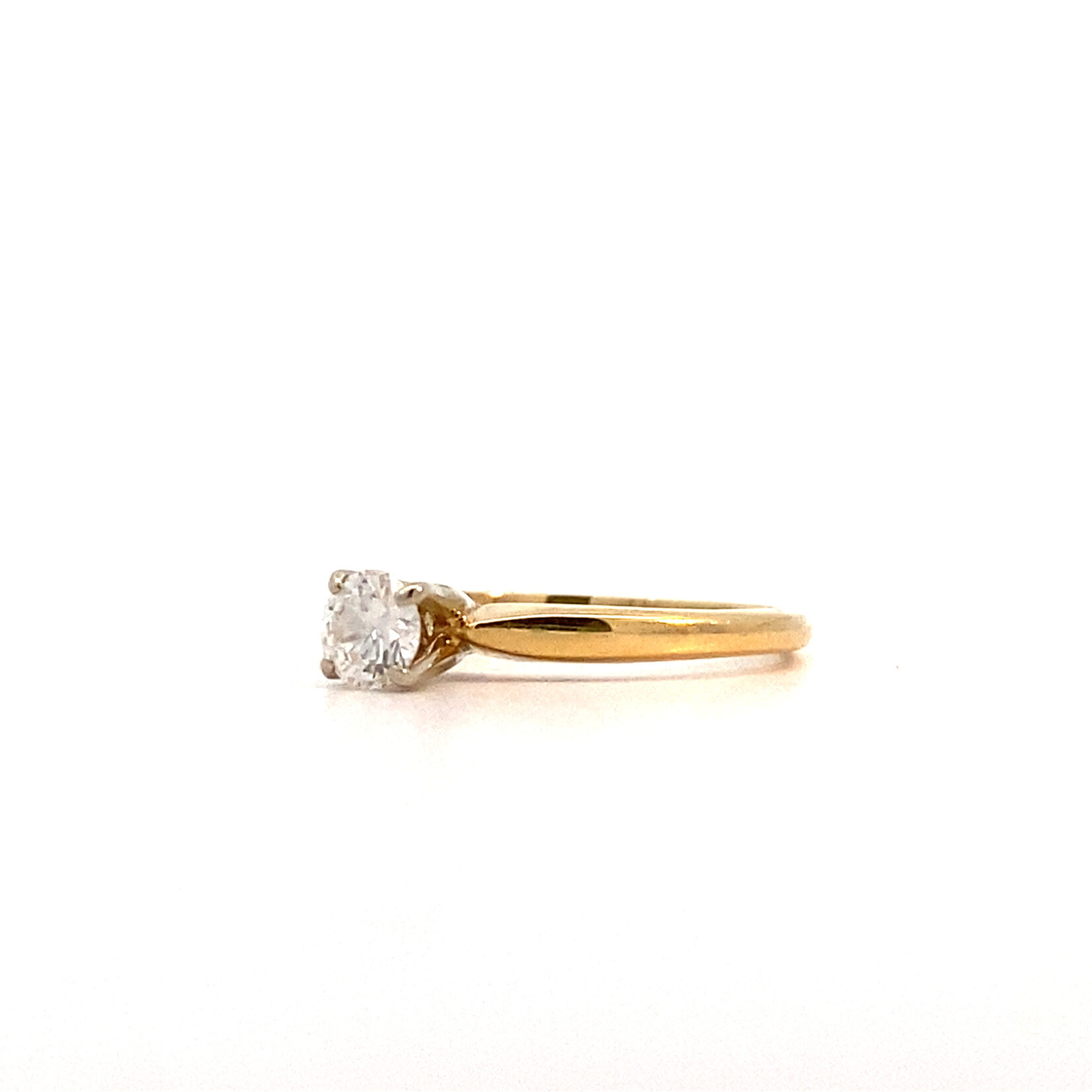 18K Yellow Gold Diamond ring size 5 +/-.33ct