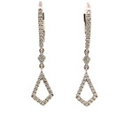 Sterling Silver White Stone Studs