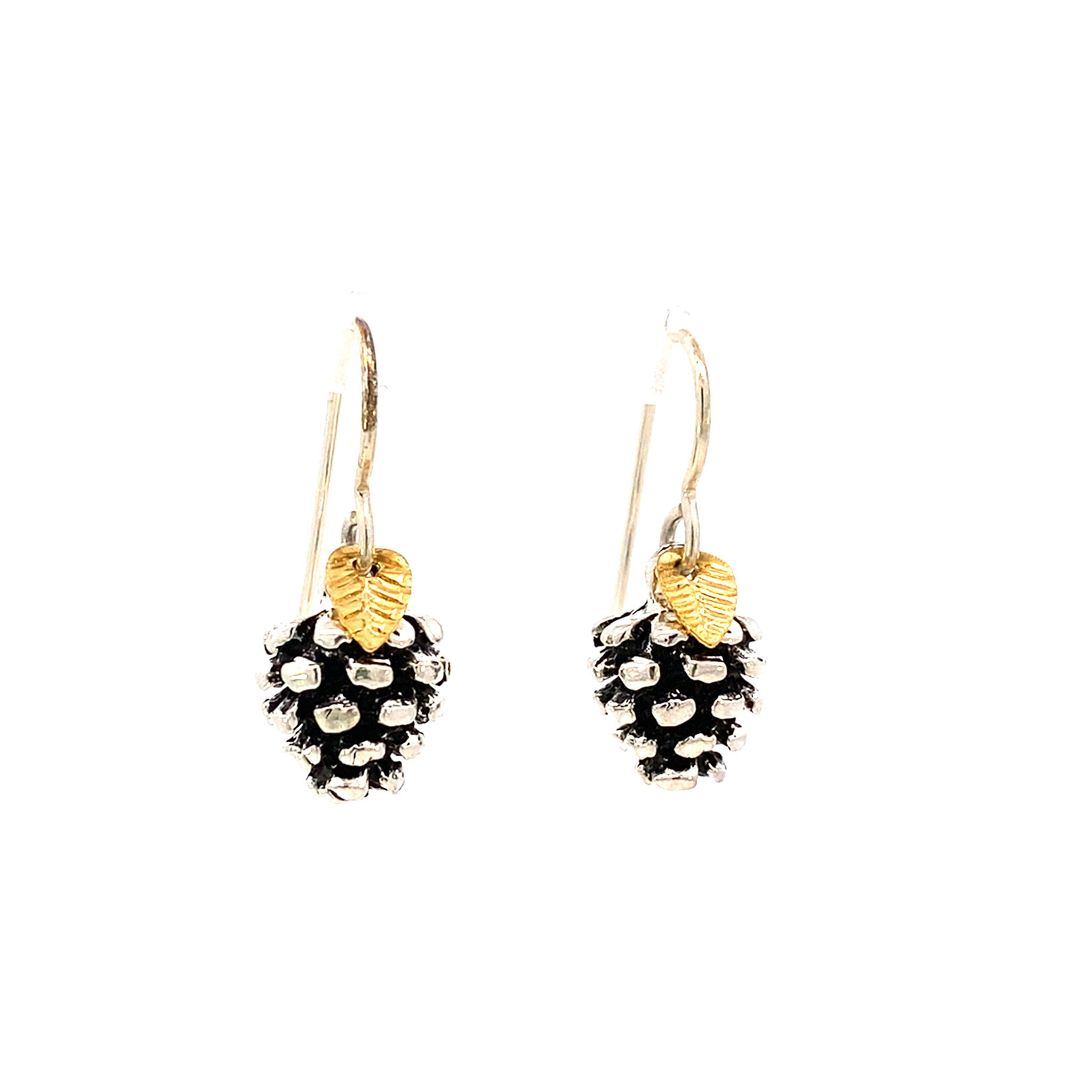 Sterling Silver Pinecone Dangles