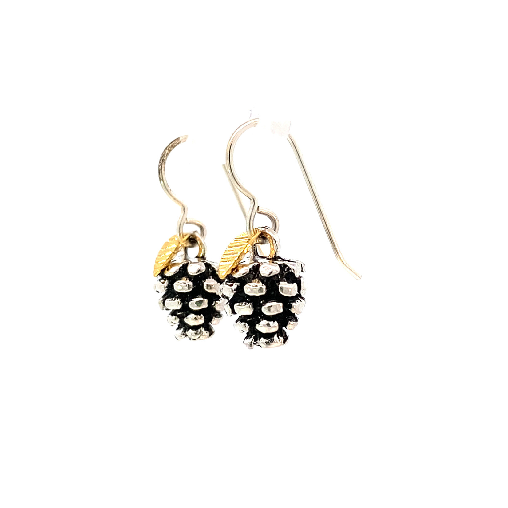 Sterling Silver Pinecone Dangles