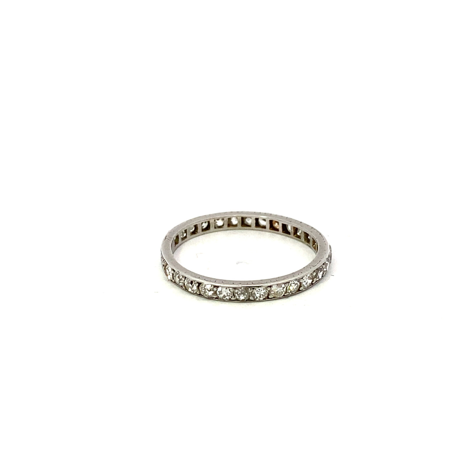 Platinum Diamond Anniversary Band size 6.75 D+/-.81ctw