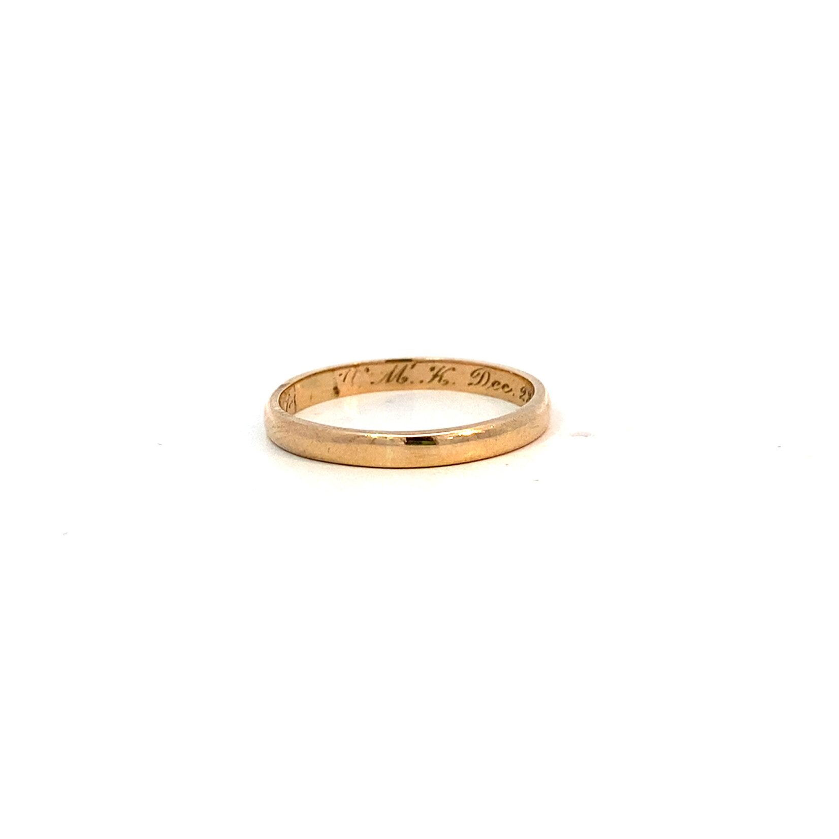 14K Yellow Gold 2mm HR Band size 6.75