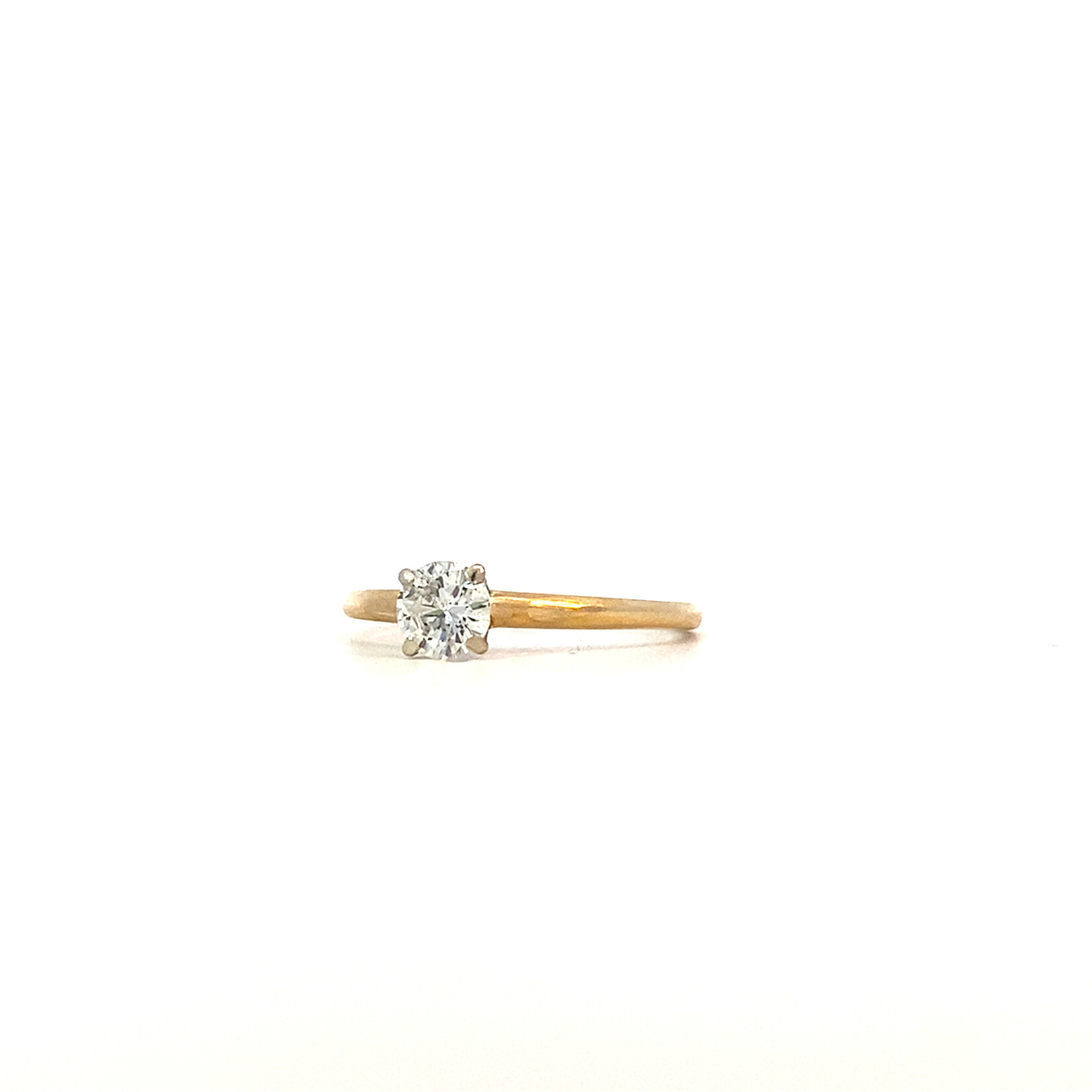 14K Yellow Gold Diamond Wedding Set size 8