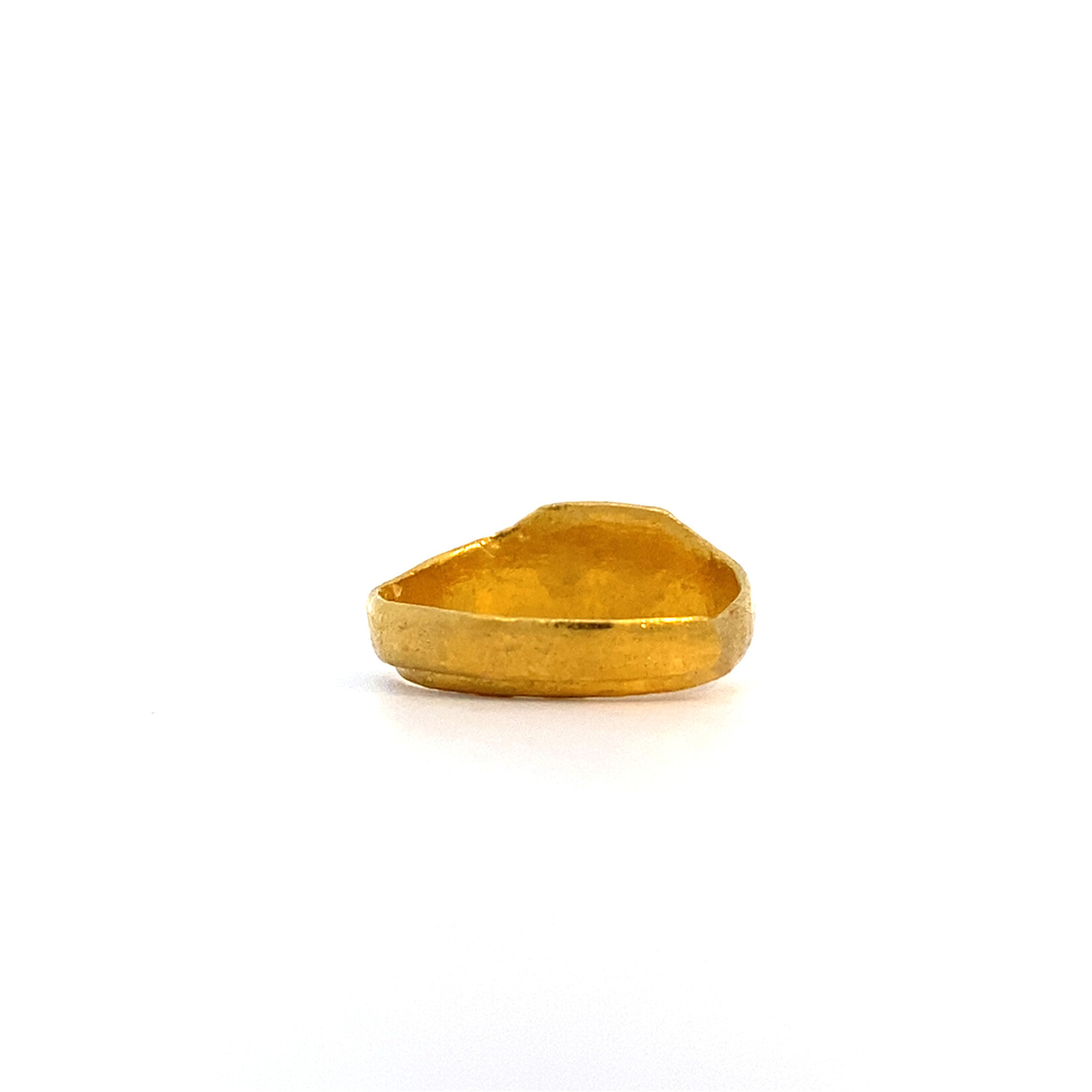 24K Yellow Gold "Beautiful Flower" Ring sz5.5
