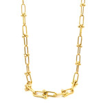 18K Yellow Gold 17.5" "hardwear" Inspired Necklace