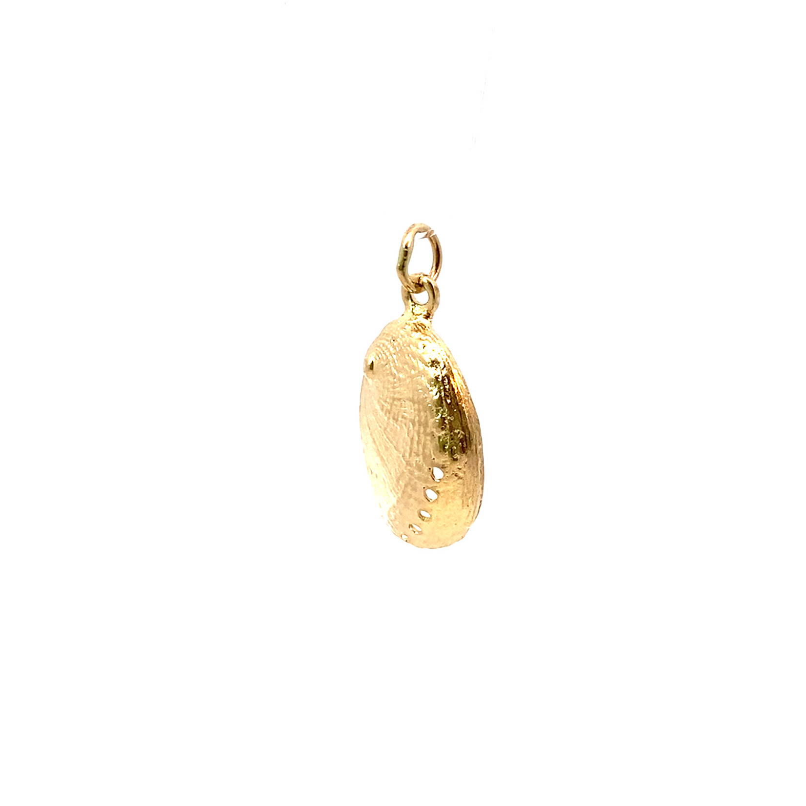 14K Yellow Gold Shell Charm