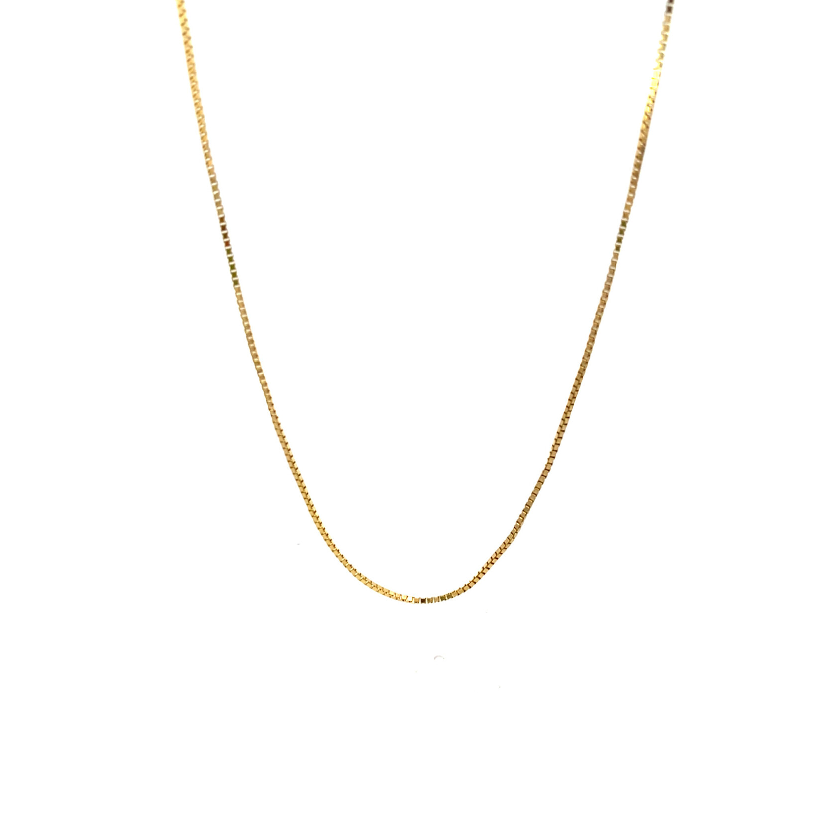 10K Yellow Gold 24" Box Chain