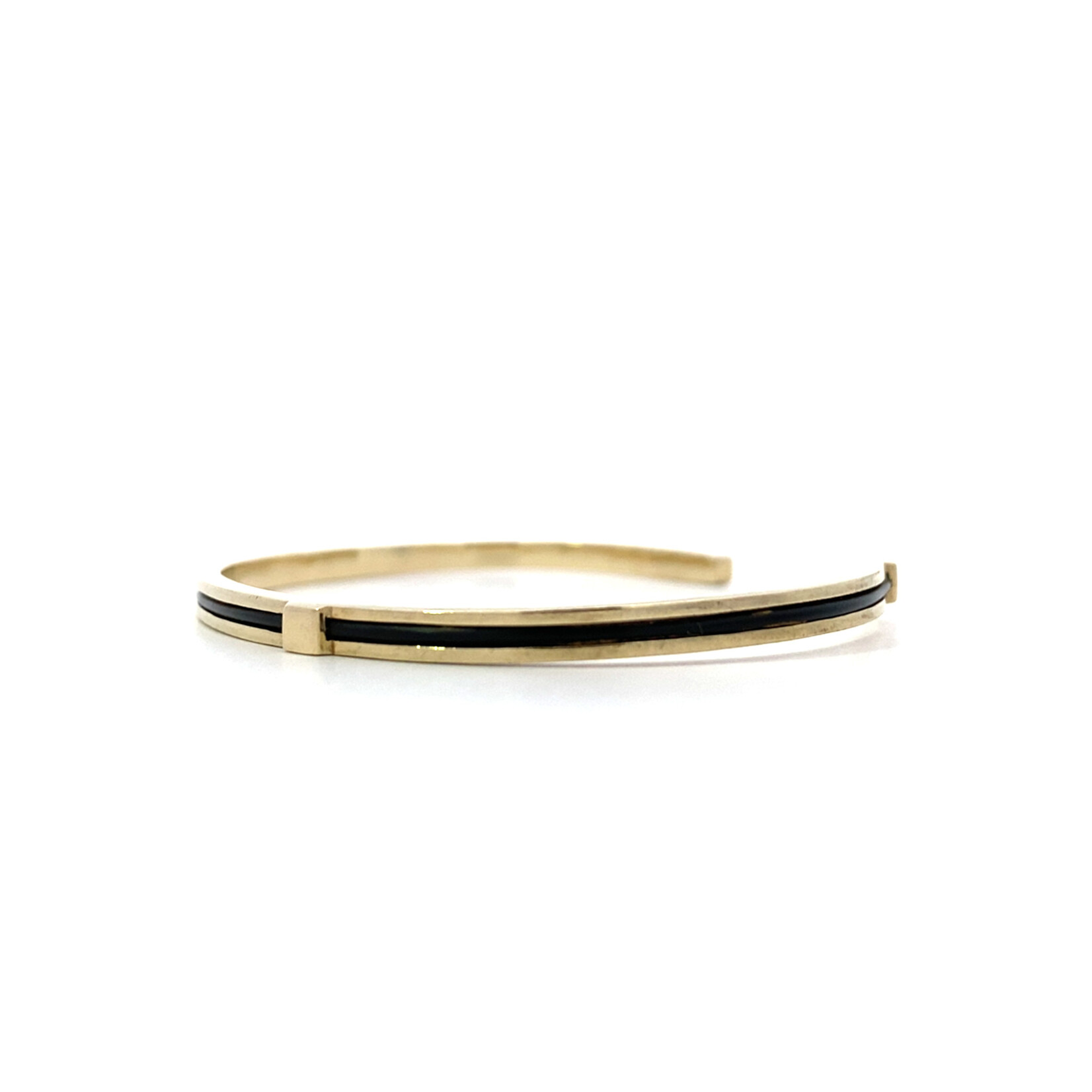 14K Yellow Gold Elephant Hair Cuff (Tested)