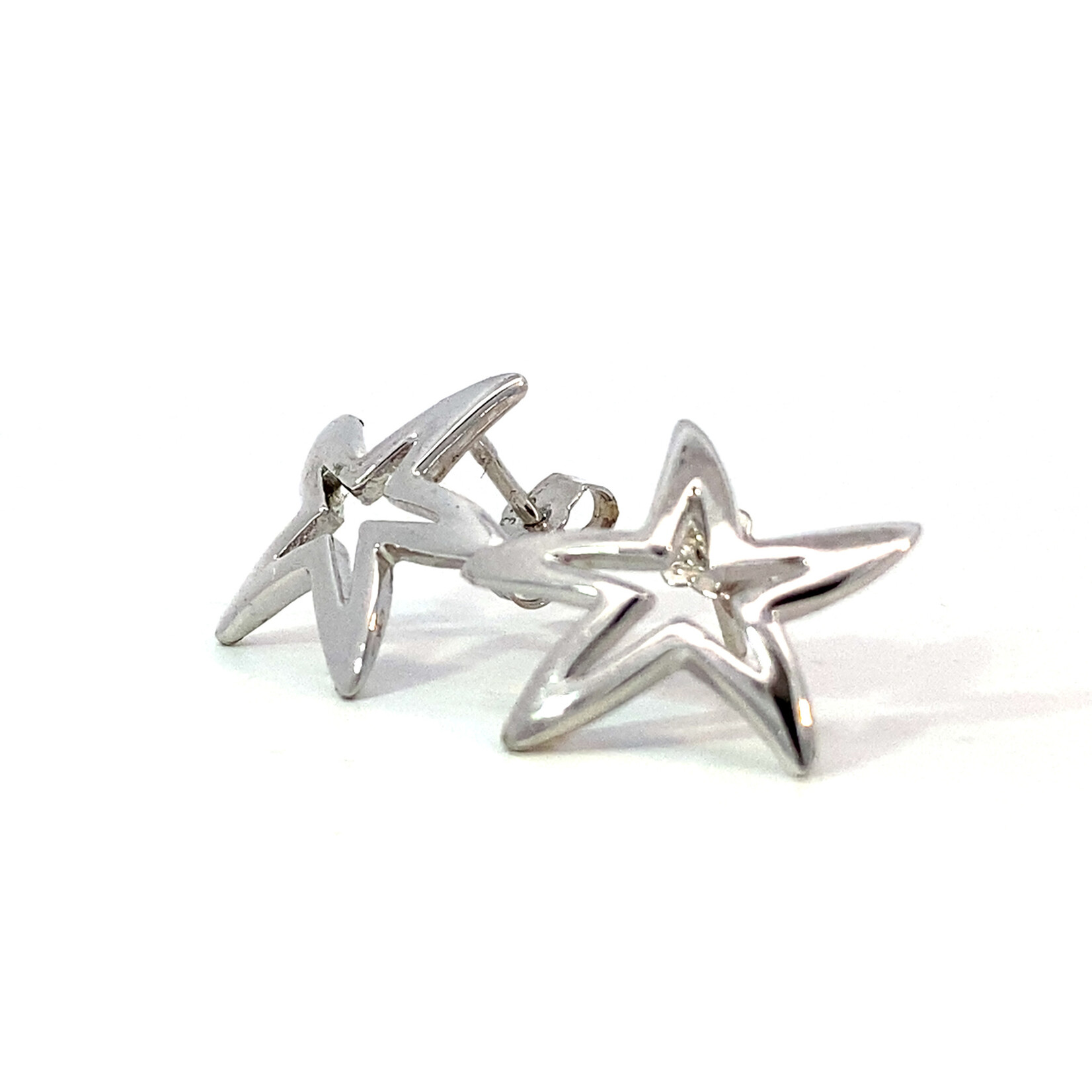 Sterling Silver 12mm Sea Star post earrings