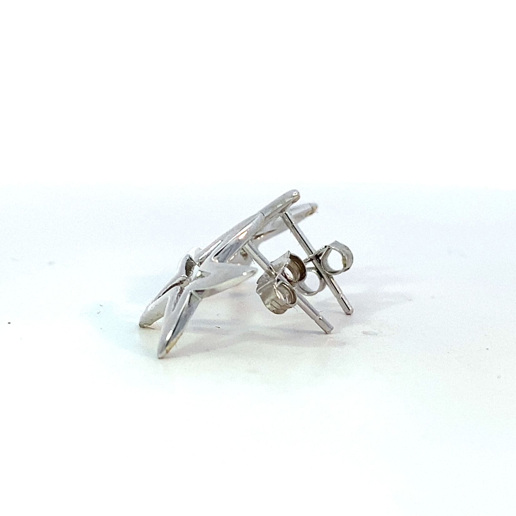 Sterling Silver 12mm Sea Star post earrings