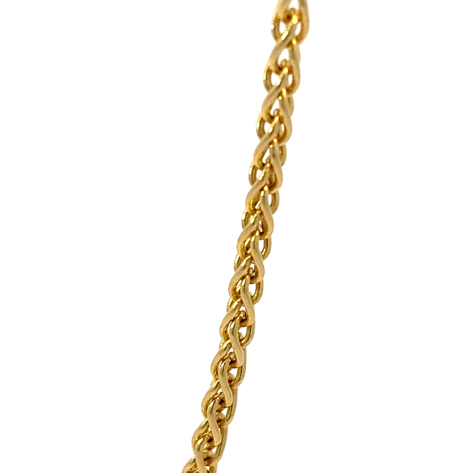 14K Yellow Gold 18" Wheat Chain