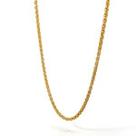 14K Yellow Gold 18" Wheat Chain