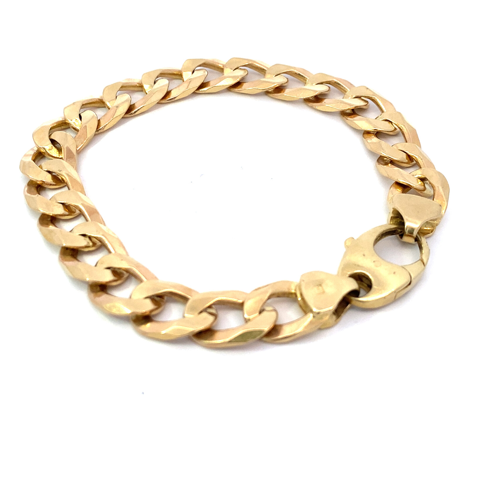 14K Yellow Gold 8.5" 10.5mm Cuban Bracelet 41.78 grams