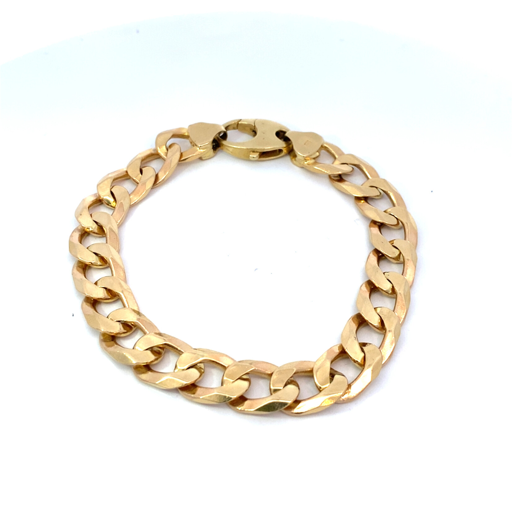 14K Yellow Gold 8.5" 10.5mm Cuban Bracelet 41.78 grams