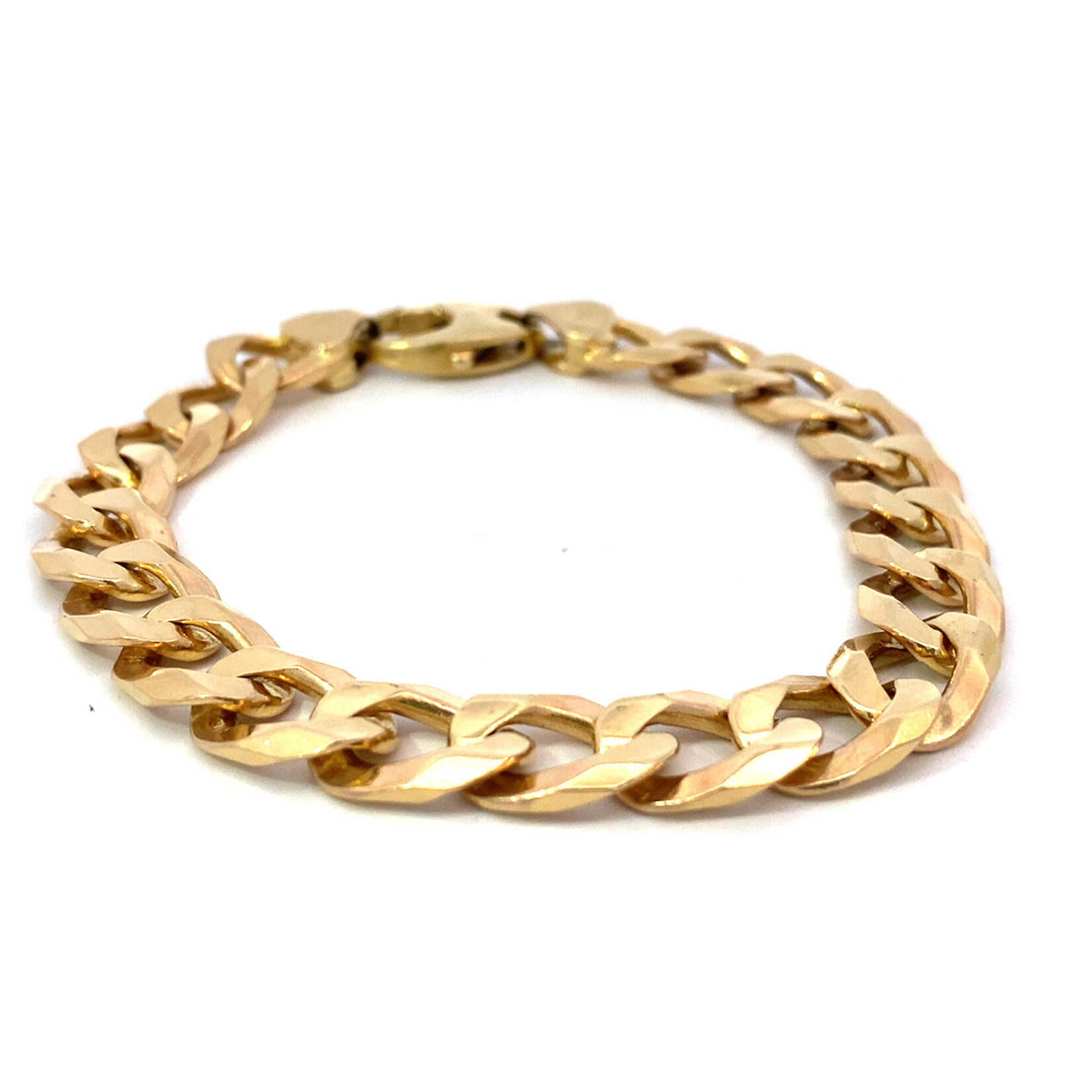 14K Yellow Gold 8.5" 10.5mm Cuban Bracelet 41.78 grams