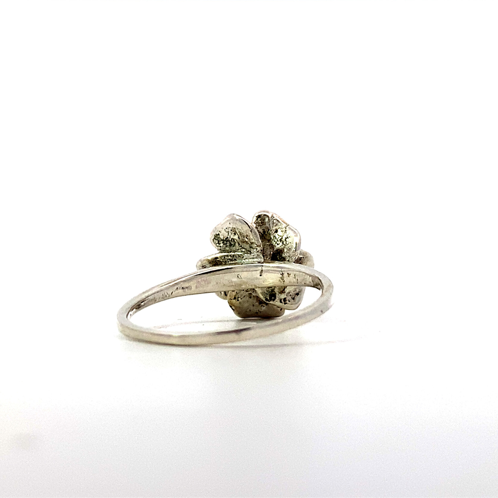 Sterling Silver Fresh Water Pearl Flower Ring sz7