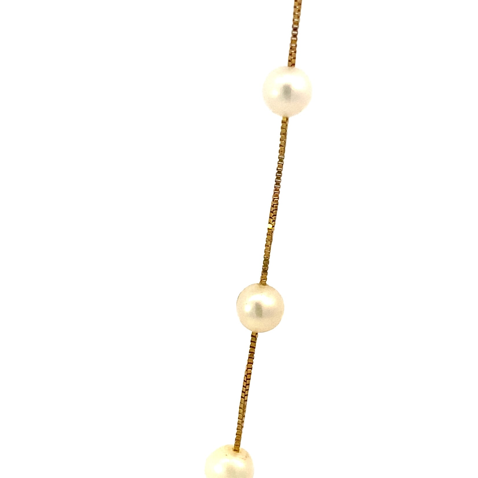 14K Yellow Gold 18" FWP Tin Cup Necklace