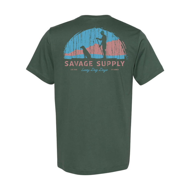 Savage Supply Co Lazy Dog Days Tee