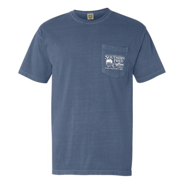 Southern Fried Cotton Bass on the Line Tee