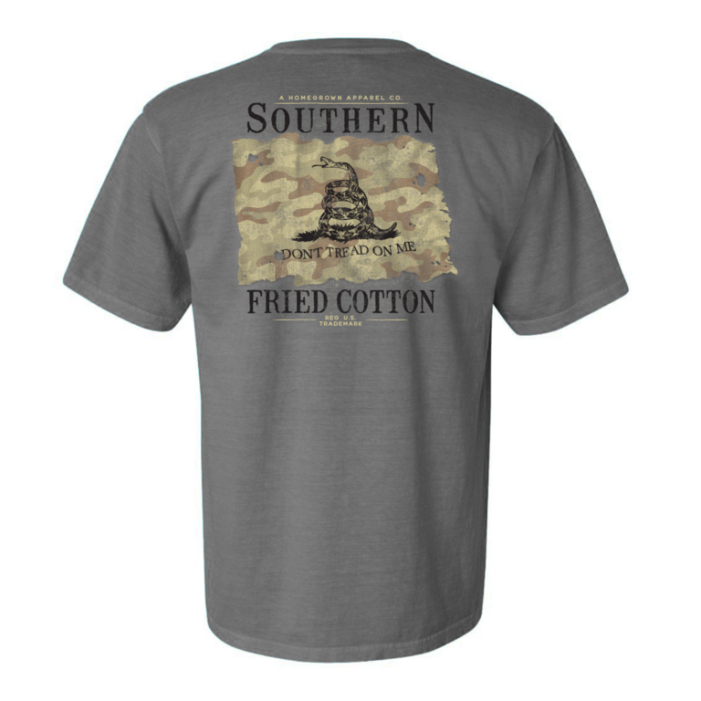 Southern Fried Cotton Don't Tread on Me Tee