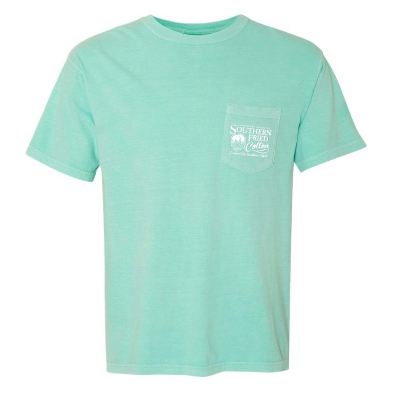 Southern Fried Cotton Somewhere on a Beach Tee